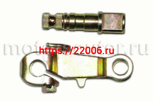 Рычаг заднего тормоза с валом 152QMI, 157QMJ 125/150cс Рычаг заднего тормоза с валом 152QMI, 157QMJ 125/150cс