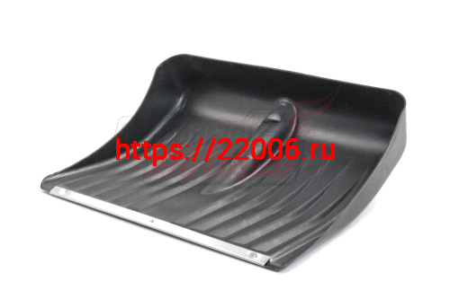 Лопата снегоуборочная 495*400мм "№1" оцинк. планка, без черенка