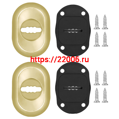 Накладка Fuaro (Фуаро) под сувальдный ключ ESC-13S с автоматическими шторками GP-золото (2шт. в уп.,отгр. по 1 шт) фото 2 Накладка Fuaro (Фуаро) под сувальдный ключ ESC-13S с автоматическими шторками GP-золото (2шт. в уп.,отгр. по 1 шт) фото 2