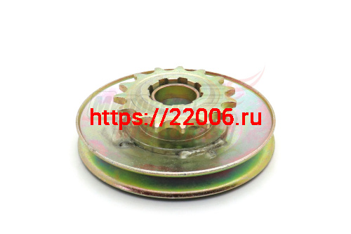 Шкив-звезда ремкомплект мотолебедки "Бурлак" 13зуб. Шкив-звезда ремкомплект мотолебедки "Бурлак" 13зуб.