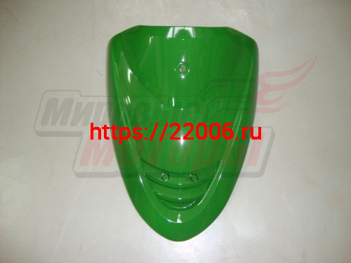 Облицовка передняя верхняя ACTIV/ YB50QT-3 Racer Meteor (ВНИЗУ РЕШЁТКА) зеленая Облицовка передняя верхняя ACTIV/ YB50QT-3 Racer Meteor (ВНИЗУ РЕШЁТКА) зеленая