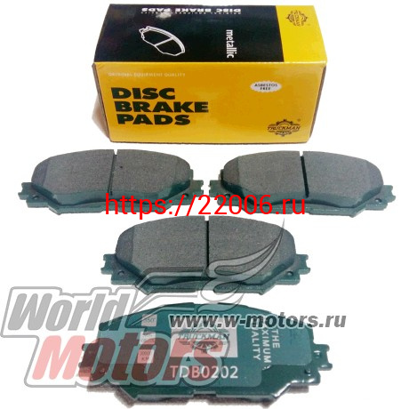 Колодки торм. перед. (TDB0202) Toyota Auris 07-, Corolla 02-, Verso S 10- Akebo Колодки торм. перед. (TDB0202) Toyota Auris 07-, Corolla 02-, Verso S 10- Akebo