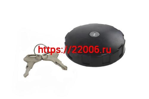 Крышка бензобака Иж с замком черная Крышка бензобака Иж с замком черная