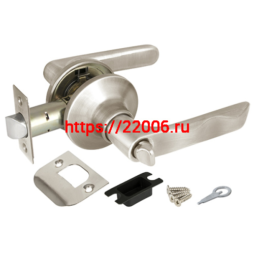 Ручка Punto (Пунто) защелка DK624 SN-BK (6024 SN-B) (фик.) мат. никель Ручка Punto (Пунто) защелка DK624 SN-BK (6024 SN-B) (фик.) мат. никель