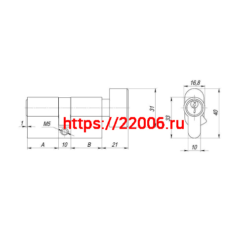 Цилиндровый Ajax (Аякс) механизм (AX102/70) AX1002Knob70 (30+10+30)/HD CP хром 4Key с вертушкой фото 3 Цилиндровый Ajax (Аякс) механизм (AX102/70) AX1002Knob70 (30+10+30)/HD CP хром 4Key с вертушкой фото 3