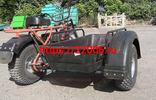 Прицеп боковой для мотоциклов СКАУТ-2 (без корыта) (Невозможна регистрация в ГИБДД) фото 2