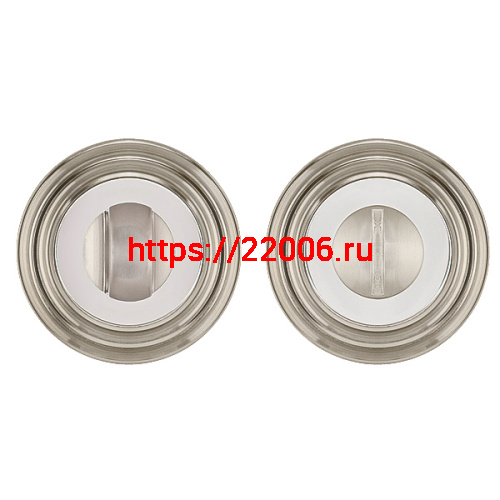 Ручка Punto (Пунто) поворотная BK6 ML SN/CP-3 матовый никель/хром Ручка Punto (Пунто) поворотная BK6 ML SN/CP-3 матовый никель/хром