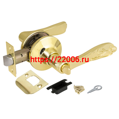 Ручка Punto (Пунто) защелка 6033 PB-B (фик.) золото Ручка Punto (Пунто) защелка 6033 PB-B (фик.) золото