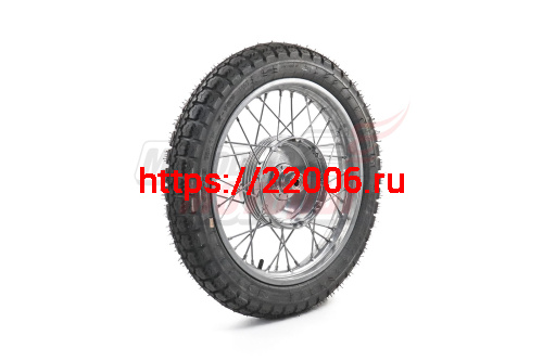 Колесо в сборе Иж хром (обод реставр., покрышка Петрошина) Колесо в сборе Иж хром (обод реставр., покрышка Петрошина)