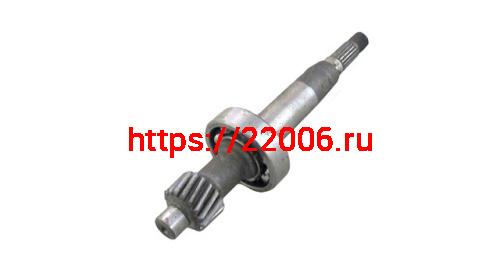 Вал редуктора 139QMB 50cc первичный с подшипником ISO4 Вал редуктора 139QMB 50cc первичный с подшипником ISO4