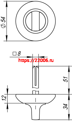 Ручка Fuaro (Фуаро) поворотная BKW8.R.RM54 (BKW8 RM) SG/GP-4 матовое золото/золото фото 3 Ручка Fuaro (Фуаро) поворотная BKW8.R.RM54 (BKW8 RM) SG/GP-4 матовое золото/золото фото 3
