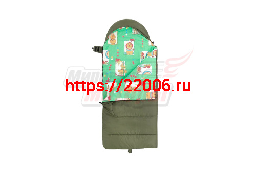 Спальный мешок OLYMPUS Junior 300 (160х70, холлофайбер, лимпопо) (T-HS-SB-OJ-300) Helios- Спальный мешок OLYMPUS Junior 300 (160х70, холлофайбер, лимпопо) (T-HS-SB-OJ-300) Helios-