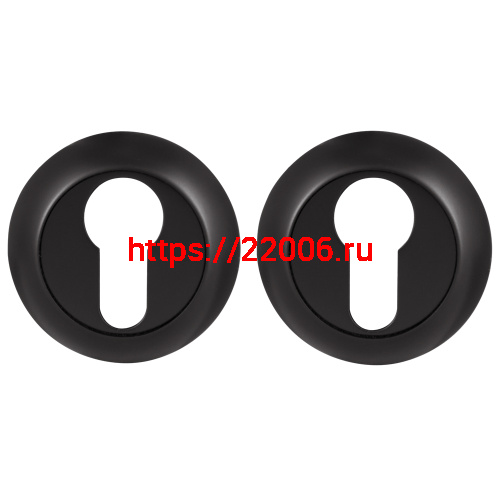 Накладка Ajax (Аякс) под цилиндр ET.R.JR54 (ET JR) BL-24 черный