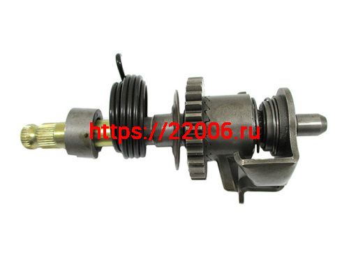 Вал пусковой в сборе 157FMI, 162FMJ, 166FMM (CG125-250, CB125-250) Вал пусковой в сборе 157FMI, 162FMJ, 166FMM (CG125-250, CB125-250)
