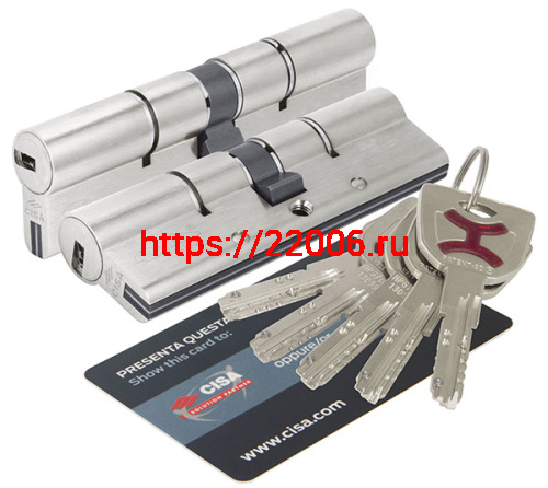 Цилиндровый Cisa (Чиза) механизм AP4S 0P3S1-36.12 (110 мм/45+10+55), НИКЕЛЬ Цилиндровый Cisa (Чиза) механизм AP4S 0P3S1-36.12 (110 мм/45+10+55), НИКЕЛЬ