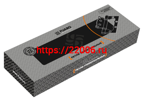 Петля Fuaro (Фуаро) универсальная без врезки IN4500W BL (500-2BB 100x2,5) черный матовый фото 2 Петля Fuaro (Фуаро) универсальная без врезки IN4500W BL (500-2BB 100x2,5) черный матовый фото 2