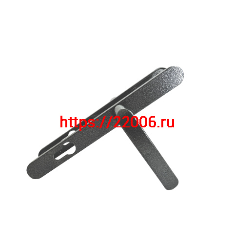 Ручка дверная Absolyute (Абсолют) на планке РФ1-85А/25 (85 мм) серебро Ручка дверная Absolyute (Абсолют) на планке РФ1-85А/25 (85 мм) серебро