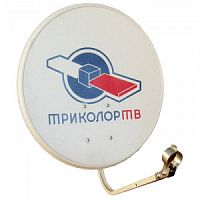 Антенна спутниковая офсетная АУМ СТВ-0.55-1.1 0.55 605 Logo St с лого Триколор