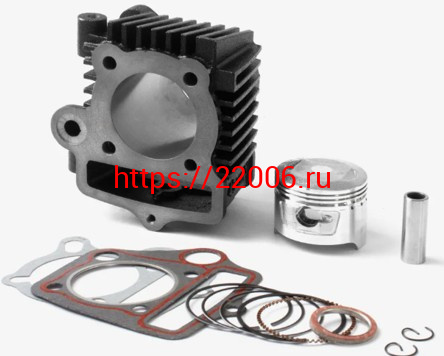 Цилиндро-поршневая группа 139FMB 4Т d-52.4 мм 110cc, маркировка 49,9сс Цилиндро-поршневая группа 139FMB 4Т d-52.4 мм 110cc, маркировка 49,9сс