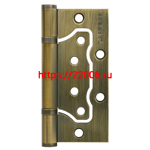 Петля Fuaro (Фуаро) универсальная без врезки IN4500W WAB (500-2BB 100x2,5) мат. бронза Петля Fuaro (Фуаро) универсальная без врезки IN4500W WAB (500-2BB 100x2,5) мат. бронза