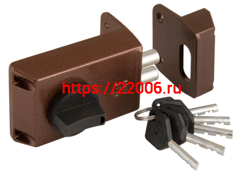 Замок Sam (Сам) накладной ЗНД1А/Д полимер/покр /88300/ Замок Sam (Сам) накладной ЗНД1А/Д полимер/покр /88300/