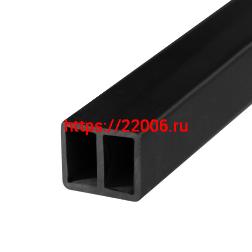 Терморазрыв (спейсер) для термодверей Fuaro (Фуаро) 20х24 мм, черный, длина 3 м Терморазрыв (спейсер) для термодверей Fuaro (Фуаро) 20х24 мм, черный, длина 3 м