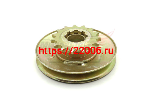 Шкив-звезда ремкомплект мотолебедки "Бурлак" 15зуб. Шкив-звезда ремкомплект мотолебедки "Бурлак" 15зуб.