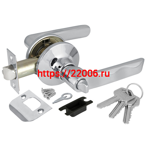 Ручка Punto (Пунто) защелка DK624 CP-ET (6024 CP-E) (кл./фик.) хром Ручка Punto (Пунто) защелка DK624 CP-ET (6024 CP-E) (кл./фик.) хром