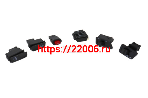 Переключатели руля FT50QT-10 (кнопки 6 шт., компл.) Переключатели руля FT50QT-10 (кнопки 6 шт., компл.)