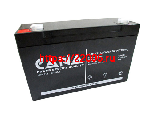 Аккумулятор CANA MPS 6v 10hr ( 151*51*94) 10 Аккумулятор CANA MPS 6v 10hr ( 151*51*94) 10
