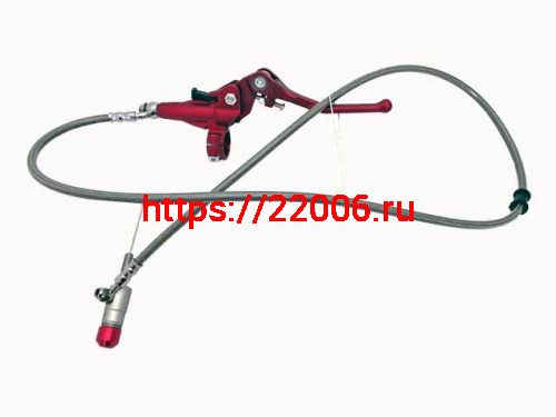 Гидравлическое сцепление в сборе (рычаг красный складной)