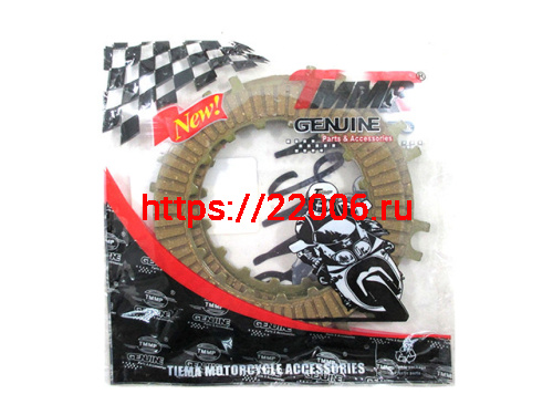 Диски сцепления двигателя на автомат 139FMB 50cc (3 штуки в комплекте) TMMP Диски сцепления двигателя на автомат 139FMB 50cc (3 штуки в комплекте) TMMP