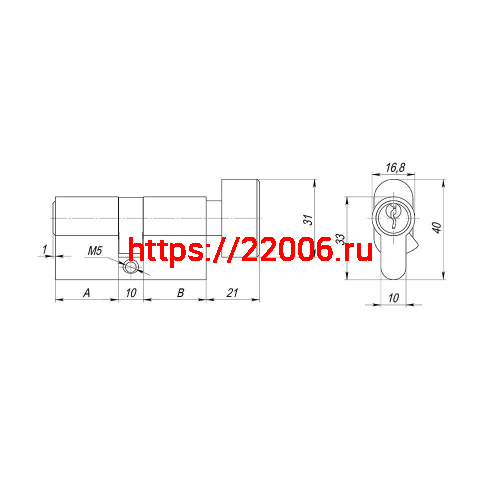 Цилиндровый Ajax (Аякс) механизм (AX102/60) AX1002Knob60 (25+10+25)/HD CP хром 4Key с вертушкой фото 3 Цилиндровый Ajax (Аякс) механизм (AX102/60) AX1002Knob60 (25+10+25)/HD CP хром 4Key с вертушкой фото 3