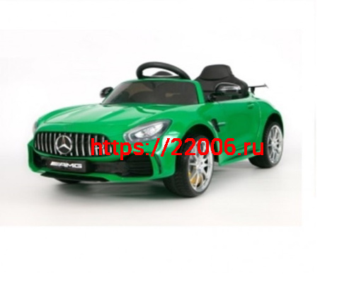 Mercedes GTR одноместный 12V ,4,5Ah USB,MP3,свет перед/зад ручка перенос,кож сиден Цвета:бел,зел,кр Mercedes GTR одноместный 12V ,4,5Ah USB,MP3,свет перед/зад ручка перенос,кож сиден Цвета:бел,зел,кр