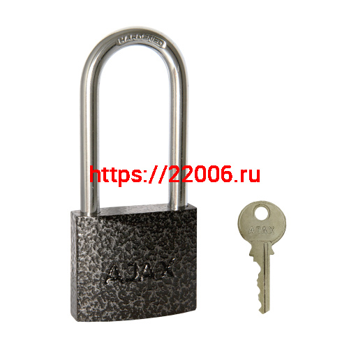 Замок Ajax (Аякс) навесной PD-0163-L (PD-01-63-L) 3 key англ.