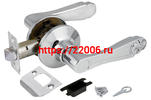 Ручка Fuaro (Фуаро) защелка 637/BL СР-Р (хром) без фик. Ручка Fuaro (Фуаро) защелка 637/BL СР-Р (хром) без фик.