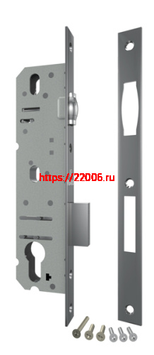 Корпус Fuaro (Фуаро) узкопрофильного замка с роликовой защёлкой PROF5124-30 CP хром