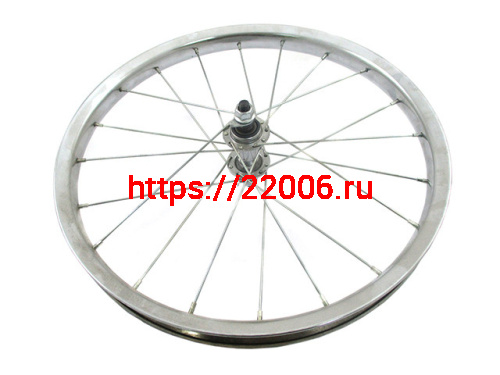 18" переднее колесо хром (обод 18" Maya +спица 18" Maya+втулка18" MenJoin) 3061801 18" переднее колесо хром (обод 18" Maya +спица 18" Maya+втулка18" MenJoin) 3061801