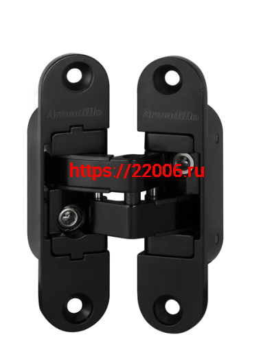 Петля Armadillo (Армадилло) скрытой установки U3D4200L BL левая (Architect 3D-ACH 40) черный 40 кг