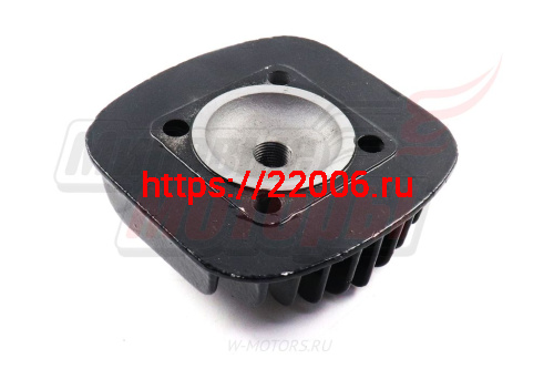 Головка цилиндра F80 ЧЁРНАЯ (прямое отверстие под свечу) фото 2 Головка цилиндра F80 ЧЁРНАЯ (прямое отверстие под свечу) фото 2