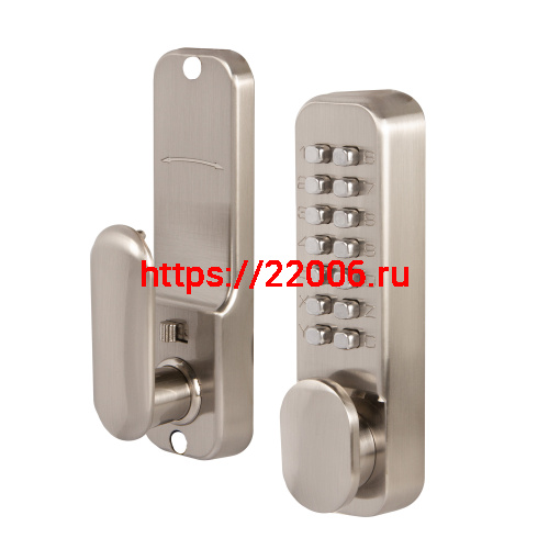Замок Ajax (Аякс) накладной кодовый RIM-200 code SN мат.никель Замок Ajax (Аякс) накладной кодовый RIM-200 code SN мат.никель