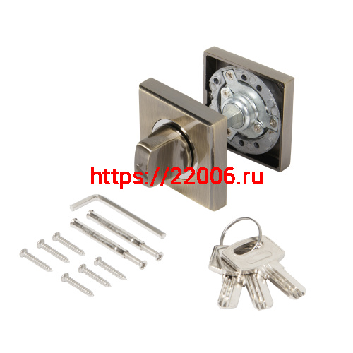 Ручка поворотная Ajax (Аякс) с фиксацией ключом BK6.FIX.JK AB-7 бронза фото 5 Ручка поворотная Ajax (Аякс) с фиксацией ключом BK6.FIX.JK AB-7 бронза фото 5