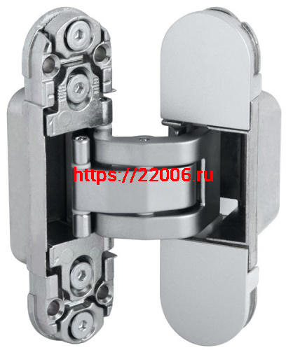 E30200.03.34 AGB (АГБ) (мат. хром) петля ECLIPSE 2.0 (4 накладки в комплекте)