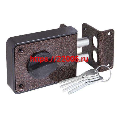 Замок Zenit (Зенит) накладной ЗН 1-3-1 медь Замок Zenit (Зенит) накладной ЗН 1-3-1 медь