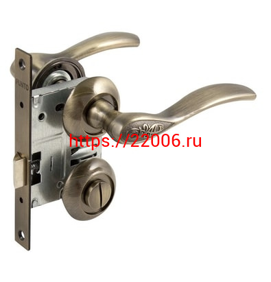 Комплект ручек Punto (Пунто) с защелкой с запиранием SET72/A RUMBA TL/HD AB-6 зеленая бронза Комплект ручек Punto (Пунто) с защелкой с запиранием SET72/A RUMBA TL/HD AB-6 зеленая бронза