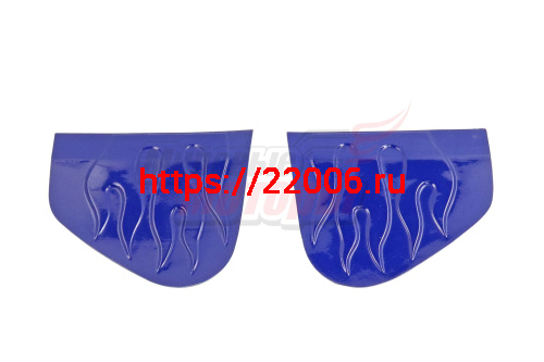 Тюнинг Иж мото накладка на дуги безопасности (пара) синий Тюнинг Иж мото накладка на дуги безопасности (пара) синий