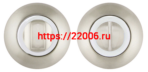 Ручка Ajax (Аякс) поворотная BK6.R.JR54 (BK6 JR) SN/CP-3 матовый никель/хром Ручка Ajax (Аякс) поворотная BK6.R.JR54 (BK6 JR) SN/CP-3 матовый никель/хром