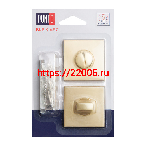 Ручка Punto (Пунто) поворотная BK6.K.ARC.Q52 (BK6 ARC) SSG-39 сатин.золото фото 2 Ручка Punto (Пунто) поворотная BK6.K.ARC.Q52 (BK6 ARC) SSG-39 сатин.золото фото 2