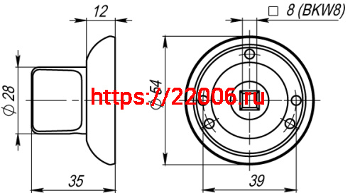Ручка Armadillo (Армадилло) поворотная BKW8.R.LD54 (BKW8) AB/GP-7 бронза/золото фото 3 Ручка Armadillo (Армадилло) поворотная BKW8.R.LD54 (BKW8) AB/GP-7 бронза/золото фото 3