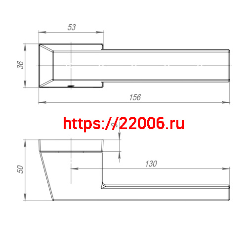 Ручка Armadillo (Армадилло) раздельная K.UCS36.IRON (IRON UCS) SN-3 матовый никель фото 3 Ручка Armadillo (Армадилло) раздельная K.UCS36.IRON (IRON UCS) SN-3 матовый никель фото 3